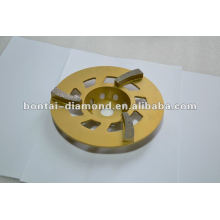 diamond cup wheel for concrete floor grinding and polishing with 22.22mm centre hole